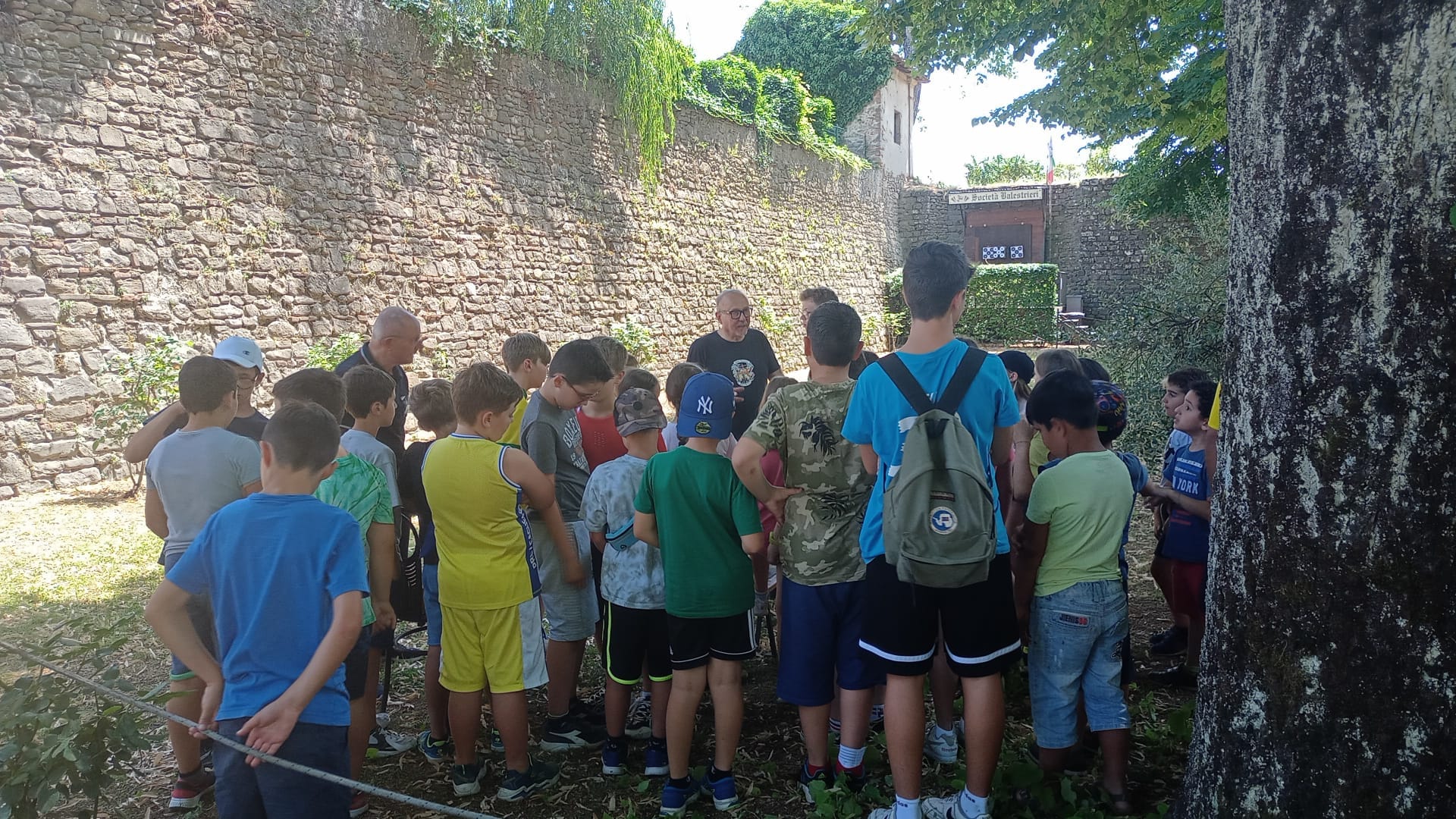 I bambini del GREST in visita al nostro campo di tiro